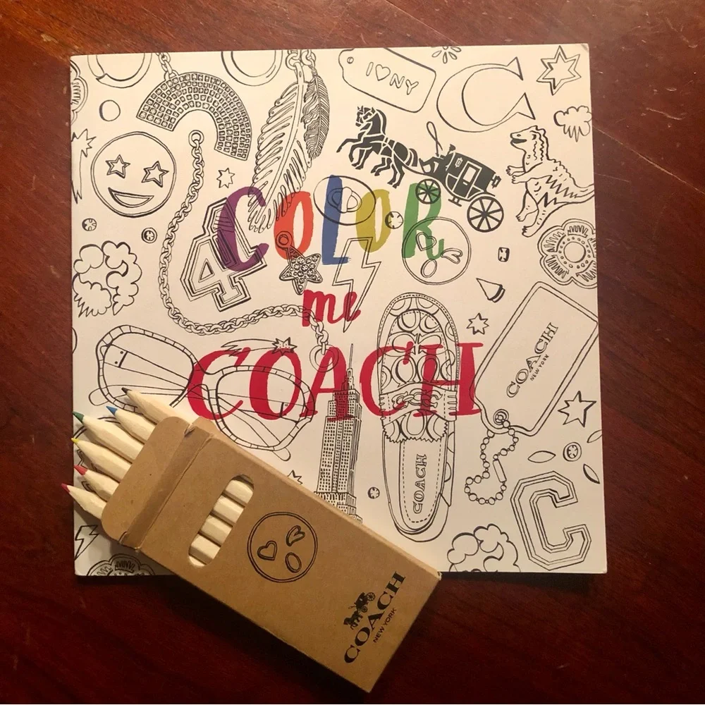 Coach Coloring Book “Color me Coach” with Pencils and Stickers - Picture 2 of 6